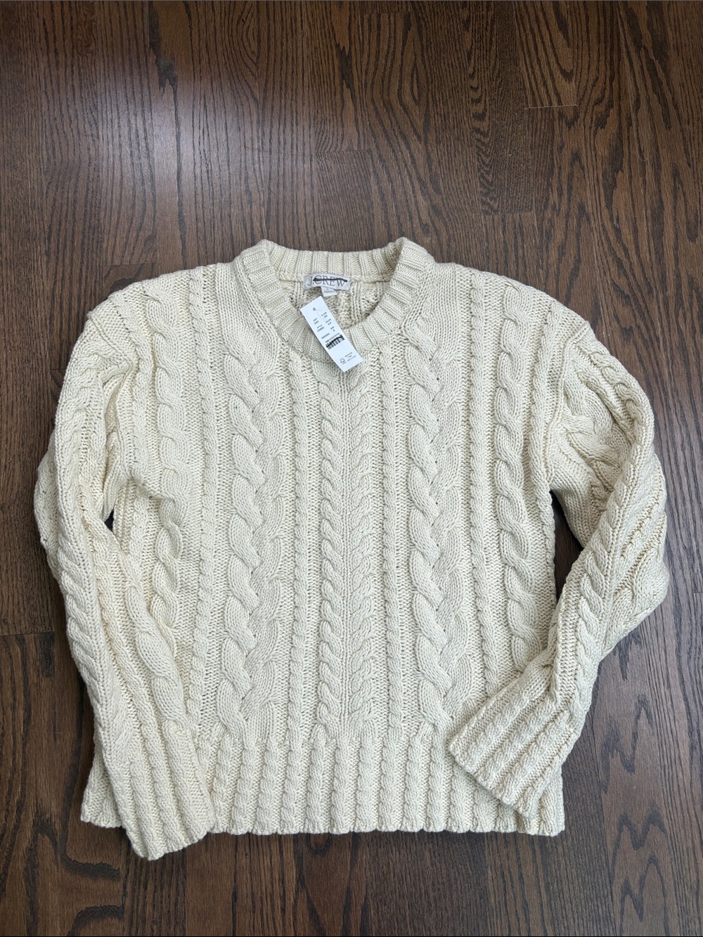 Jcrew fisherman cable sweater